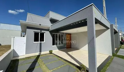 Casa com 3 dormitórios para alugar, 105 m² por R$ 5.375,00/mês - Jardim Park Real - Indaiatuba/SP