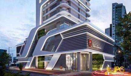 Apartamento com 4 Suítes e Vista para o Mar em Condomínio com Lazer Completo - Centro - Balneário Camboriú