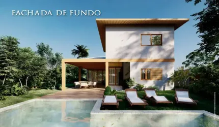 Casa com 5 dormitórios à venda, 304 m² por R$ 2.850.000,00 - Praia do Forte - Mata de São João/BA