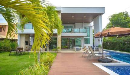 Casa com 5 dormitórios à venda, 572 m² por R$ 5.200.000,00 - Loteamento Guarajuba - Camaçari/BA