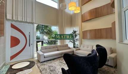 casa em condomínio mobilada com 3 suites ar condicionado