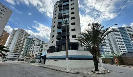Apartamento em Praia Grande, na Ocian perto da Praia com 02 dormitorios.