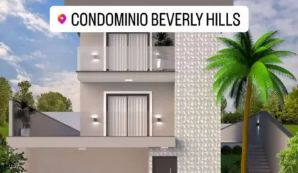 CASA A VENDA NO CONDOMÍNIO BEVERLY HILLS - JANDIRA.