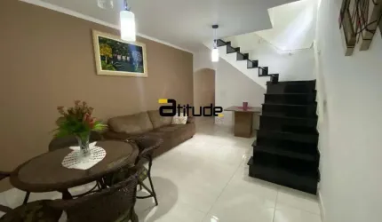 BELO SOBRADO COM TRÊS DORMITÓRIOS E DUAS VAGAS - JARDIM SILVEIRA, BARUERI
