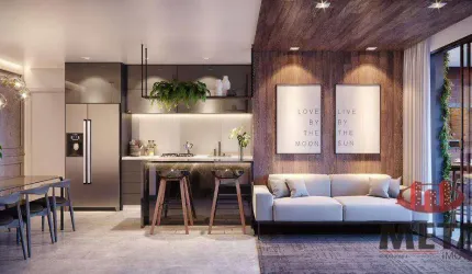 Apartamento com 2 dormitórios à venda, 63 m² por R$ 529.337,23 - Anita Garibaldi - Joinville/SC