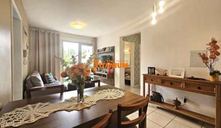 Apartamento semimobiliado com sacada à venda com 1 dormitório no Bairro Ideal em Novo Hamburgo