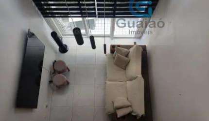 Alugo loft duplex, 01 dormitório, Gonzaga, Santos