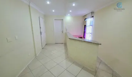 Alugo &#211;timo Conjunto Comercial, 04 Salas c/ Recepção, 02 banheiros, Copa, 01 Vaga de Garagem, 75 metros de àrea &#218;til, Vila Mathias, Santos/SP