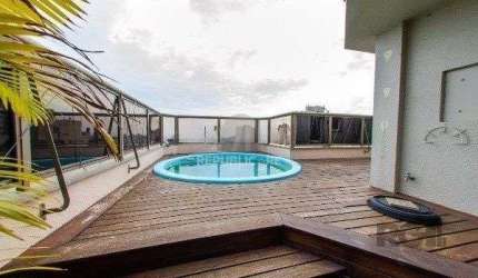 Vende-se ampla cobertura com 2 quartos transformados em 1 ampla suíte martes com