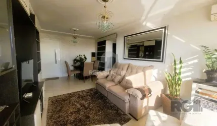 Impecável apto. 2 dormitórios -1 suíte, semimobiliado com linda vista e próximo