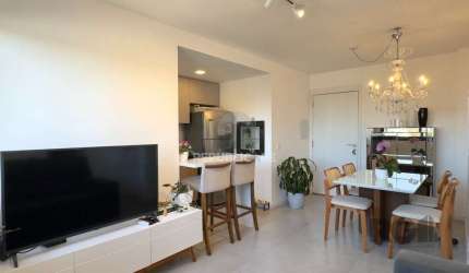 APARTAMENTO MOBILIADO 2 DORMITÓRIOS TRANSFORMADO EM 1 DORMITÓRIO, JUNTO AO MENIN