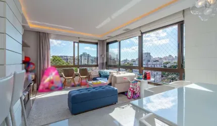 APARTAMENTODE 3 DORMITÓRIO COM SUÍTE E 2 VAGAS DE GARAGEM NO MENINO DEUS