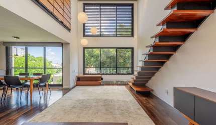 Cobertura com 115m² e 2 dormitórios, 2 suítes, 1 vaga