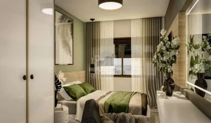Apartamento para Venda - 84.39m², 2 dormitórios, sendo 1 suites, 1 vaga - Centro