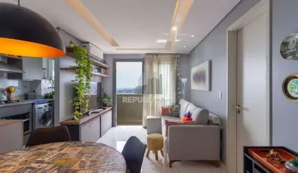 Apartamento de 1 dormitório mobiliado no pornto mais alto do Petrópolis,