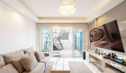 Apartamento Garden mobiliado, com 180 m² privativos, no bairro Chácara das Pedra