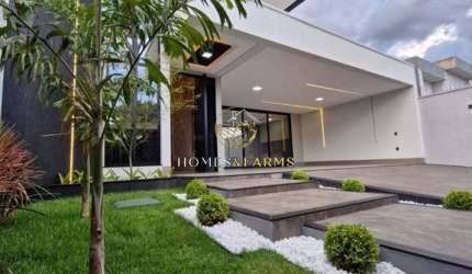 Bela Casa de alto padrão localizada no setor Moinho dos Ventos Goiânia com 4 suítes plenas