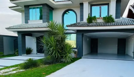 Casa Sobrado - Condomínio Residencial Sunset Park - Pq. Residencial Aquárius - 6 Dorm. 480m²