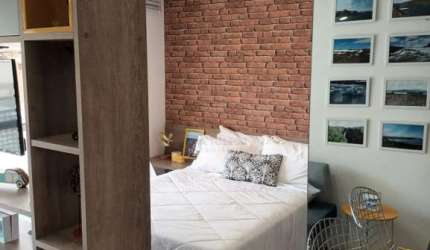 Apartamento mobiliado - 38m² - Centro -  Edifício Imotion - Locação