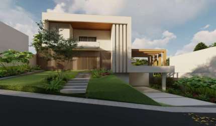 CASA À VENDA EM CONDOMÍNIO DE ALTO PADRÃO - 500m² - 4 SUÍTES - COLINAS DO PARATEHY NORTE - URBANOVA