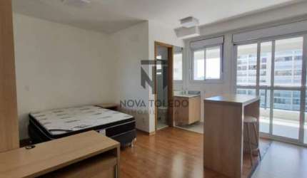STUDIO / FLAT PARA LOCAÇÃO - 40m² - SEMI-MOBILADO - EDIFÍCO MORIAH - JARDIM AQUARIUS