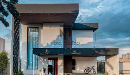 CASA SOBRADO ALTO PADRÃO Á VENDA - 273,89m² - 4 DORMITÓRIOS 1 SUÍTE MÁSTER - RESIDENCIAL MONT CARLO - URBANOVA