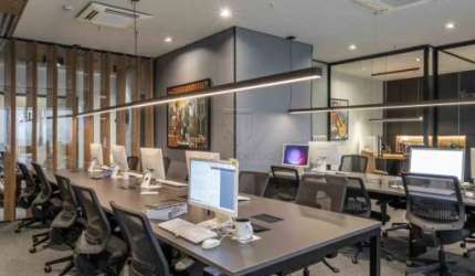 SALA COMERCIAL PARA LOCAÇÃO - JARDIM AQUÁRIUS MOBILIADA