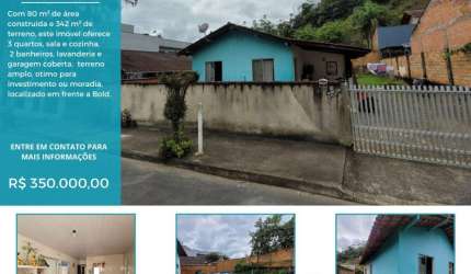 Casa à venda no bairro João Pessoa – Jaraguá do Sul!**