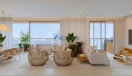 LUXO: Apartamento com 04 suítes e 04 vagas de garagem no Santa Helena
