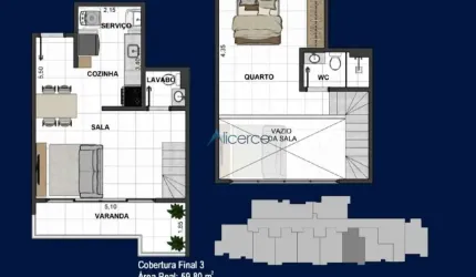 Lançamento: 02 quartos, mobiliado e com garagem em São Mateus.
