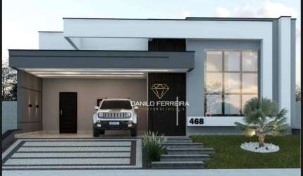 Casa com 3 dormitórios à venda, 191 m² por R$ 1.450.000,00 - Condomínio Residencial Milano - Indaiatuba/SP