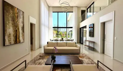 Casa com 5 dormitórios à venda, 410 m² por R$ 6.000.000,00 - Condomínio Villa Dos Pinheiros - Indaiatuba/SP