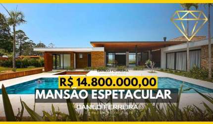 Casa com 6 dormitórios, 785 m² - venda por R$ 14.800.000,00 ou aluguel por R$ 62.801,00/mês - Terras de São José - Itu/SP