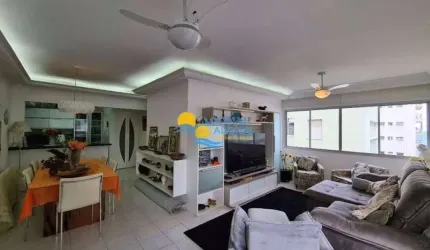Apartamento com 3 dormitórios à venda, 130 m² por R$ 680.000,00 - Pitangueiras - Guarujá/SP