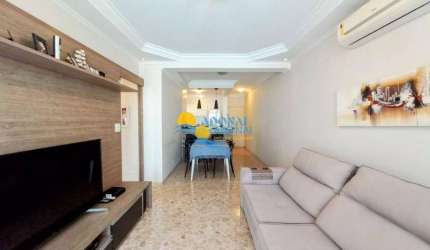 Apartamento com 3 dormitórios à venda, 90 m² por R$ 650.000,00 - Pitangueiras - Guarujá/SP
