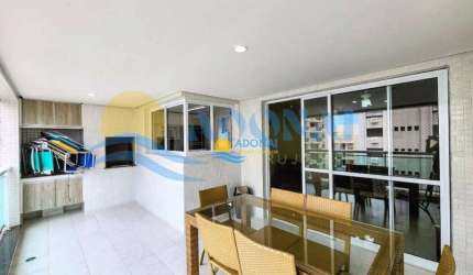 Apartamento com 3 dormitórios à venda, 103 m² por R$ 950.000,00 - Pitangueiras - Guarujá/SP