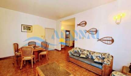 Apartamento com 2 dormitórios à venda, 94 m² por R$ 580.000,00 - Pitangueiras - Guarujá/SP