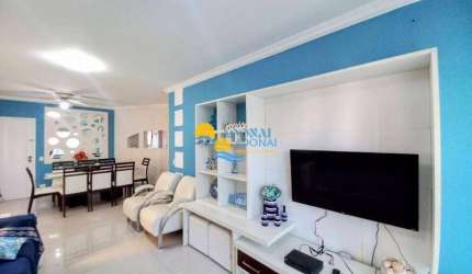 Apartamento com 4 dormitórios à venda, 120 m² por R$ 840.000,00 - Pitangueiras - Guarujá/SP