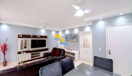 Apartamento com 3 dormitórios à venda, 95 m² por R$ 680.000,00 - Pitangueiras - Guarujá/SP