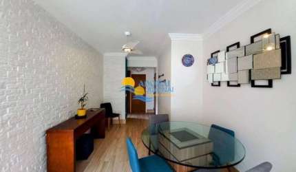 Apartamento com 3 dormitórios à venda, 106 m² por R$ 670.000,00 - Pitangueiras - Guarujá/SP
