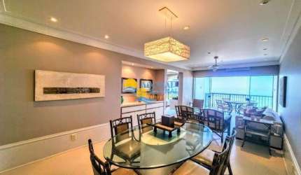 Apartamento com 4 dormitórios à venda, 210 m² por R$ 1.250.000,00 - Pitangueiras - Guarujá/SP