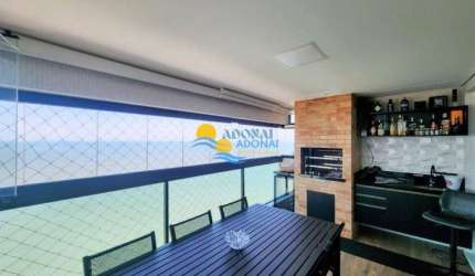 Apartamento com 3 dormitórios à venda, 186 m² por R$ 2.400.000,00 - Pitangueiras - Guarujá/SP