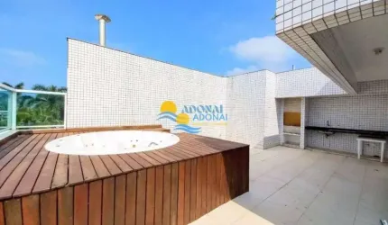 Cobertura com 3 dormitórios à venda, 167 m² por R$ 1.500.000,00 - Tombo - Guarujá/SP