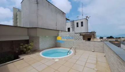 Cobertura com 3 dormitórios à venda, 186 m² por R$ 650.000,00 - Enseada - Guarujá/SP