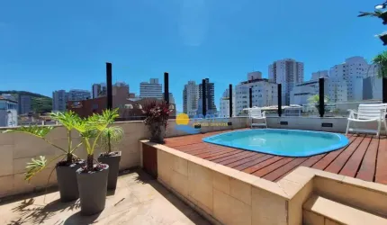 Cobertura com 2 dormitórios à venda, 160 m² por R$ 930.000,00 - Jardim Astúrias - Guarujá/SP