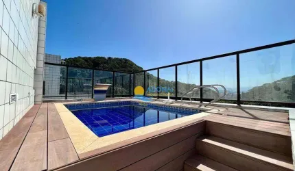 Cobertura com 4 dormitórios à venda, 280 m² por R$ 2.100.000,00 - Pitangueiras - Guarujá/SP