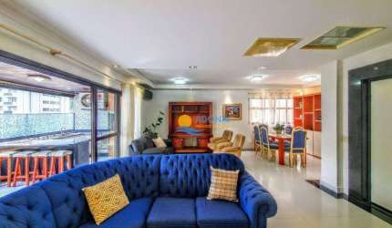 Apartamento com 4 dormitórios à venda, 190 m² por R$ 1.500.000,00 - Pitangueiras - Guarujá/SP