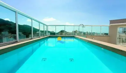 Cobertura com 3 dormitórios à venda, 274 m² por R$ 2.890.000,00 - Pitangueiras - Guarujá/SP