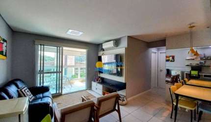 Apartamento com 2 dormitórios à venda, 80 m² por R$ 750.000,00 - Pitangueiras - Guarujá/SP