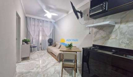 Apartamento com 1 dormitório à venda, 45 m² por R$ 320.000,00 - Pitangueiras - Guarujá/SP
